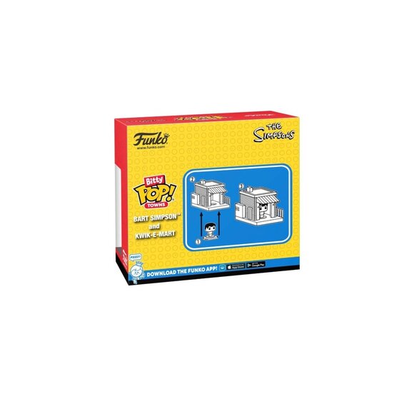 Bart Simpson and Kwik-E-Mart Funko Bitty POP! Town: The Simpsons - Picture 7 of 8